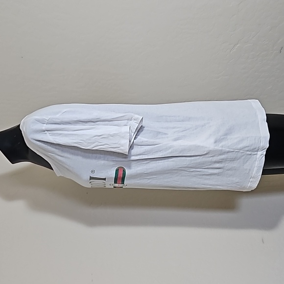 Gucci White Classic Logo Tee Sz. M - Picture 3 of 7